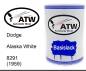 Preview: Dodge, Alaska White, 8291 (1959): 500ml Lackdose, von ATW Autoteile West.